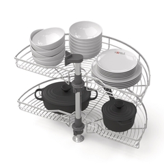 Bộ Rổ Góc Mezzo Xoay 180° Hafele 548.37.001