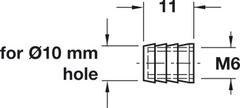Tắc kê thân ốc liên kết Hafele 039.33.266