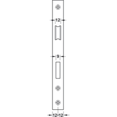 Thân Khoá Lưỡi Gà Chốt Chết Hafele 911.02.165