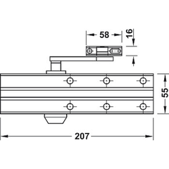 Thiết Bị Đóng Cửa Tự Động Hafele 931.84.639