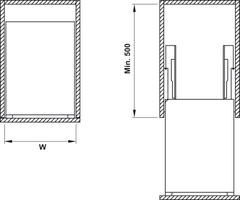 Kệ đựng gia vị Sonata 200m Hafele 549.20.031