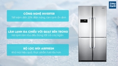 Tủ lạnh 4 Cánh Hafele HF-SBSIB 539.16.230