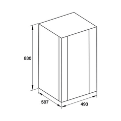 Tủ Rượu Độc Lập Hafele HW-G32A 534.16.960