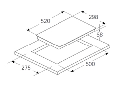 Bếp từ Domino Hafele HC–I302B 536.01.670