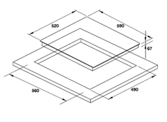 Bếp 4 từ Hafele HC-I604A 536.01.731