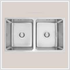 Chậu inox Hafele HS-SD7744 / 2 Hộc bằng nhau, Mã số 567.23.020