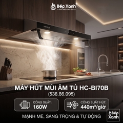 [CHÍNH HÃNG - FREESHIP HCM] Máy Hút Mùi Âm Tủ Hafele HC-BI70B (538.86.095) - Điều Khiển Cảm Ứng, Công Suất Mạnh Mẽ