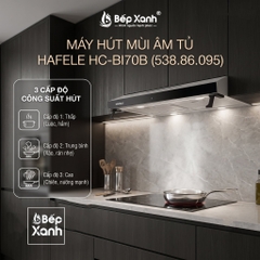 [CHÍNH HÃNG - FREESHIP HCM] Máy Hút Mùi Âm Tủ Hafele HC-BI70B (538.86.095) - Điều Khiển Cảm Ứng, Công Suất Mạnh Mẽ