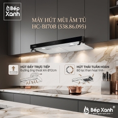 [CHÍNH HÃNG - FREESHIP HCM] Máy Hút Mùi Âm Tủ Hafele HC-BI70B (538.86.095) - Điều Khiển Cảm Ứng, Công Suất Mạnh Mẽ