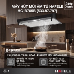 Máy hút mùi âm tủ Hafele HC-B705B (533.87.797)
