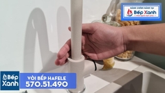 Vòi rửa chén Hafele HT19-GH1F270 570.51.490 - Vòi mạ màu đá tuyệt đẹp