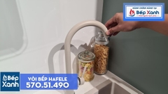 Vòi rửa chén Hafele HT19-GH1F270 570.51.490 - Vòi mạ màu đá tuyệt đẹp