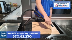 Vòi rửa chén Hafele HT20-CH1F187 / Đồng thau mạ Chrom, Mã số 570.82.230