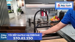 Vòi rửa chén Hafele HT20-CH1F187 / Đồng thau mạ Chrom, Mã số 570.82.230