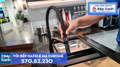 Vòi rửa chén Hafele HT20-CH1F187 / Đồng thau mạ Chrom, Mã số 570.82.230