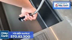 Vòi rửa chén Hafele HT20-GH1P259 / Màu đen / Đồng mạ màu đá, Mã số 570.82.300