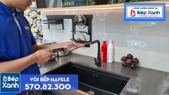 Vòi rửa chén Hafele HT20-GH1P259 / Màu đen / Đồng mạ màu đá, Mã số 570.82.300