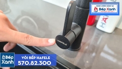 Vòi rửa chén Hafele HT20-GH1P259 / Màu đen / Đồng mạ màu đá, Mã số 570.82.300