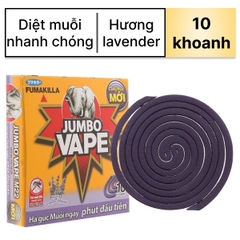 10 khoanh nhang muỗi Jumbo Vape M22 hương lavender 120g