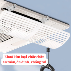 Tấm Chắn Gió Điều Hoà Âm Trần Cassette Loại Khe Rộng Mẫu Mới 2026