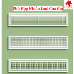 Tấm Chắn Gió Điều Hoà Máy Lạnh Âm Trần Nối Ống Gió Loại Khe Rộng, Tấm Chuyển Đổi Hướng Gió Lạnh 2026