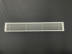 Cửa Gió STANDARD  Khung Viền 15mm Màu Trắng, Nan Bầu Dục