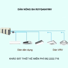 Điều hòa trung tâm Daikin VRV H RXYQ46AYMV 46HP