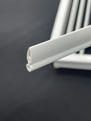 Cửa Gió STANDARD  Khung Viền 15mm Màu Trắng, Nan Bầu Dục