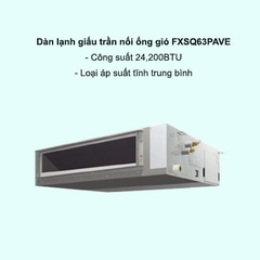 Dàn lạnh giấu trần nối ống gió Daikin VRV FXSQ63PAVE