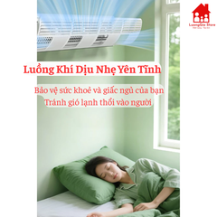 Tấm Chắn Gió Điều Hoà Máy Lạnh Âm Trần Nối Ống Gió Loại Khe Rộng, Tấm Chuyển Đổi Hướng Gió Lạnh 2026