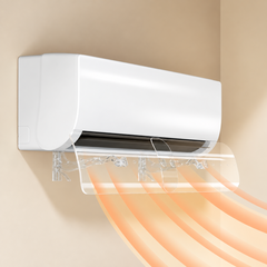 Tấm Chắn Gió Điều Hòa Treo Tường Trong Suốt – Co Giãn 560–1020mm