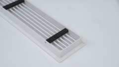 Cửa gió STANDARD khung viền 15mm,nan cong tuyến tính