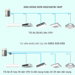 Điều hòa trung tâm Daikin VRV A RXQ16AYM 16HP
