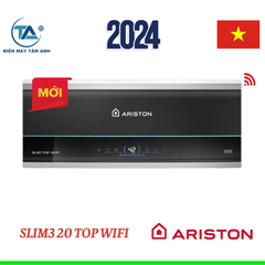 Bình nóng lạnh Ariston ngang 30l SLIM3 30 LUX Ag+ cảm ứng