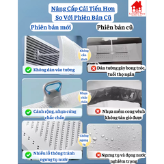 Tấm Chắn Gió Điều Hoà Âm Trần Dài Co Giãn 58cm - 120cm