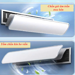 Tấm Chắn Gió Điều Hòa Âm Trần Nối Ống Gió Loại Tấm Liền