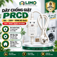 Dây Chống Giật PRCD 16A – Chống Rò Điện Cho Máy Giặt, Bình Nóng Lạnh, Tủ Lạnh