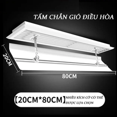 Tấm chắn gió điều hòa âm trần nối ống gió - Cửa gió
