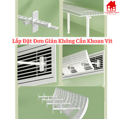Tấm Chắn Gió Điều Hoà Máy Lạnh Âm Trần Nối Ống Gió Loại Khe Rộng, Tấm Chuyển Đổi Hướng Gió Lạnh 2026