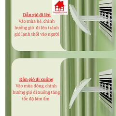 Tấm Chắn Gió Điều Hoà Máy Lạnh Âm Trần Nối Ống Gió Loại Khe Rộng, Tấm Chuyển Đổi Hướng Gió Lạnh 2026