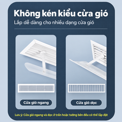Tấm Chắn Gió Điều Hòa Âm Trần Nối Ống Gió Trong Suốt – Điều Hướng 2 Chiều