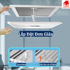 Tấm Chắn Gió Điều Hòa Cửa Vuông KT 600x600mm