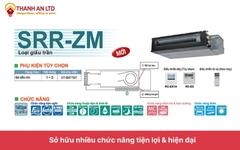 Dàn lạnh âm trần nối ống gió điều hòa Multi Mitsubishi Heavy 9.000BTU SRR25ZSS-W