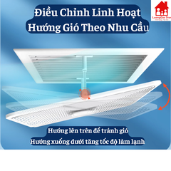 Tấm Chắn Gió Điều Hòa Cửa Vuông KT 600x600mm