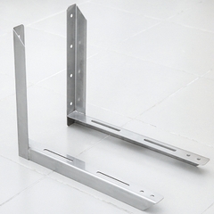 Chân giá điều hòa công suất 9.000 - 12.000 btu - Loại sắt sơn nhũ bạc bao gồm bộ ốc vít