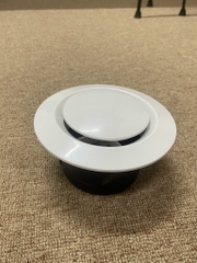 Cửa gió khí tươi nhựa ABS Tròn D200mm Loại Trơn