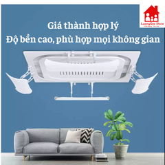 Tấm chắn gió điều hoà âm trần Cassette loại cánh bướm lỗ tròn
