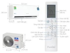 Điều hòa Funiki inverter 18000 BTU 1 chiều HIC18TMU
