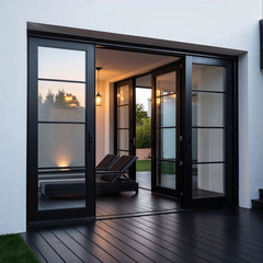 Hệ cửa xếp gấp 68 ẩn bản lề