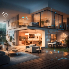 Hệ ban công, lan can thường và gắn đèn Led QueenViet Aluminium